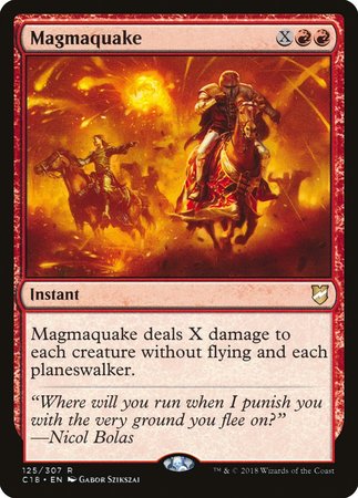 Magmaquake [Commander 2018] | Dumpster Cat Games