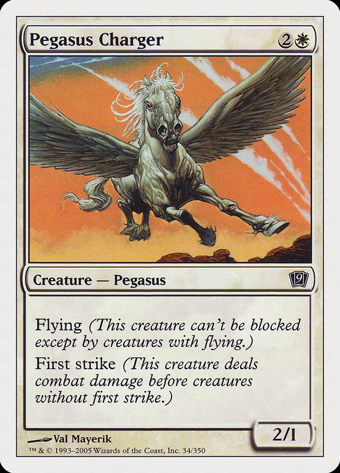 Pegasus Charger [Ninth Edition] | Dumpster Cat Games