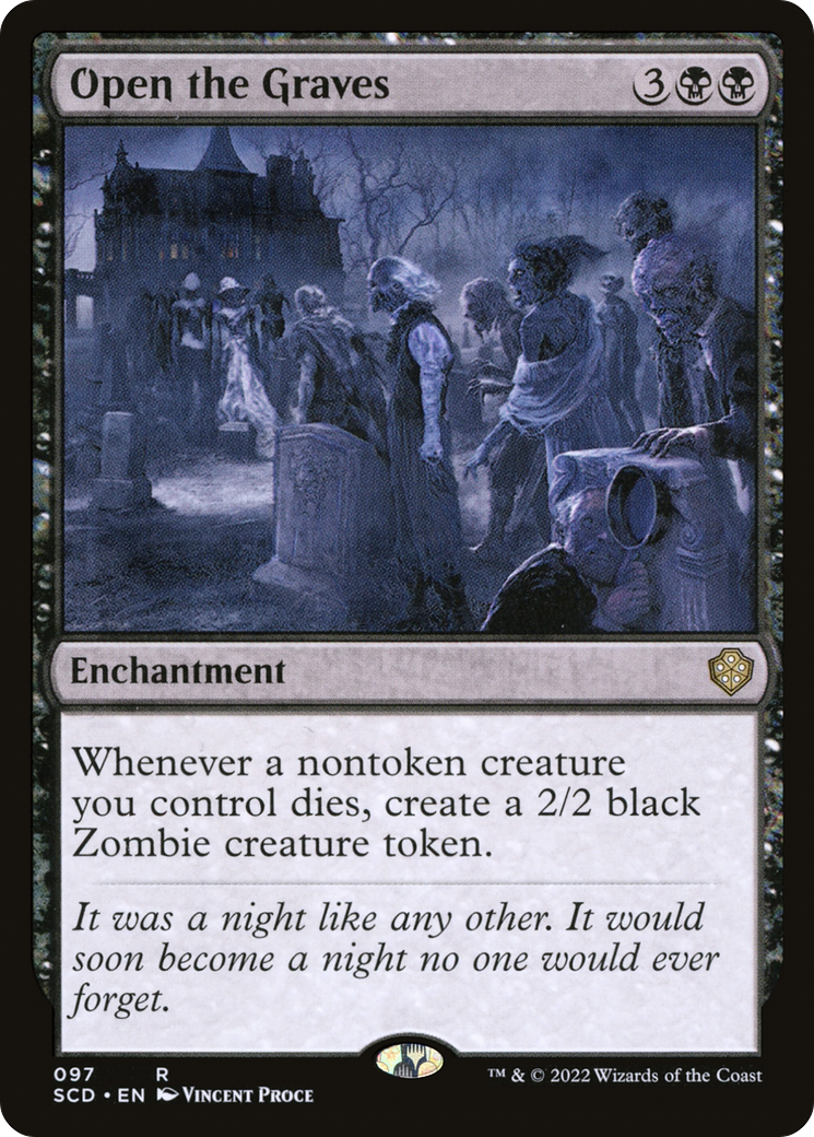 Open the Graves [Starter Commander Decks] | Dumpster Cat Games