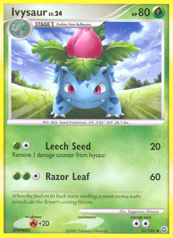 Ivysaur (51/132) [Diamond & Pearl: Secret Wonders] | Dumpster Cat Games