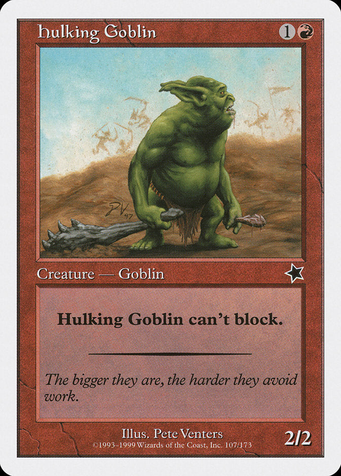 Hulking Goblin [Starter 1999] | Dumpster Cat Games