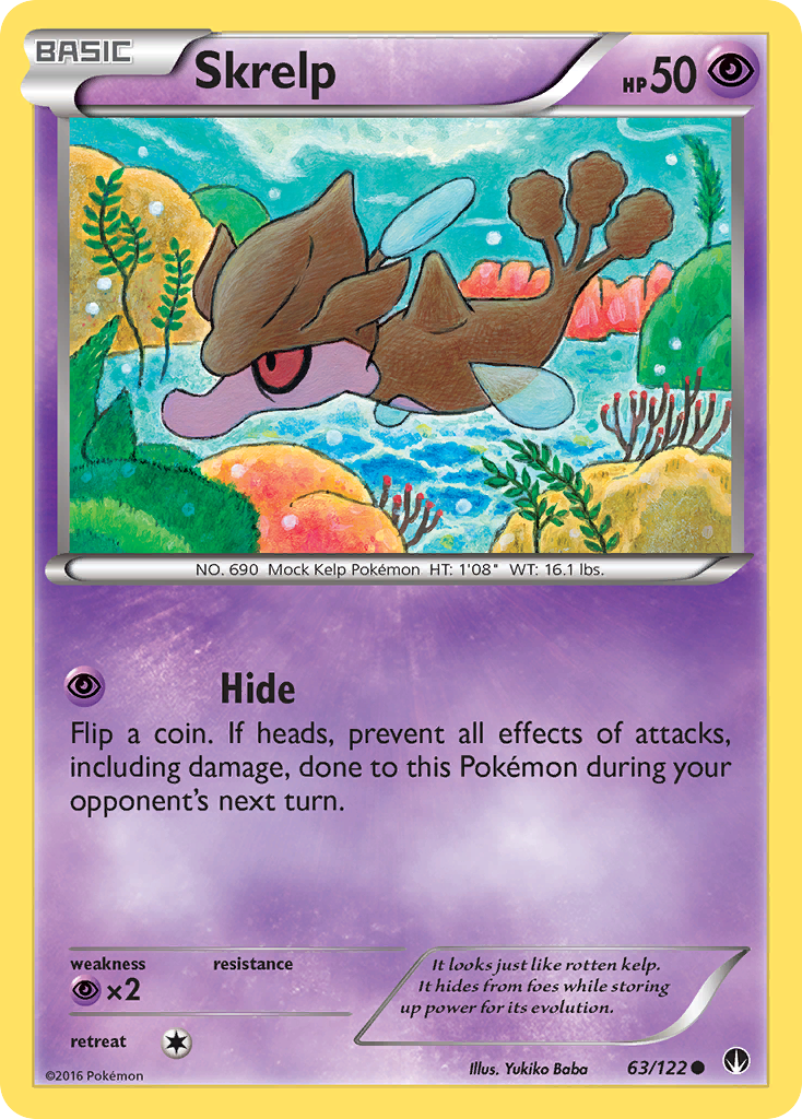 Skrelp (63/122) [XY: BREAKpoint] | Dumpster Cat Games