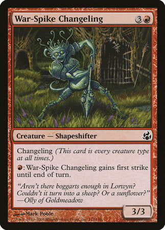 War-Spike Changeling [Morningtide] | Dumpster Cat Games