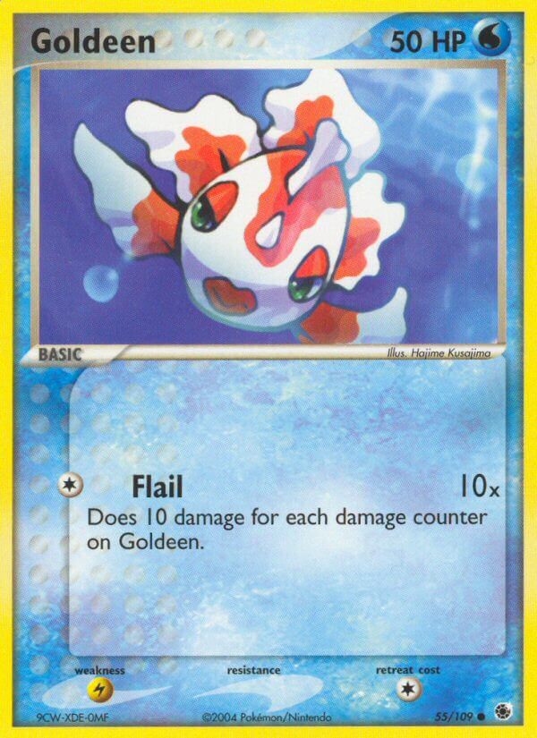 Goldeen (55/109) [EX: Battle Stadium] | Dumpster Cat Games