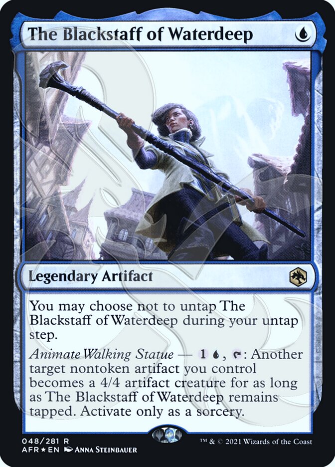 The Blackstaff of Waterdeep (Ampersand Promo) [Dungeons & Dragons: Adventures in the Forgotten Realms Promos] | Dumpster Cat Games