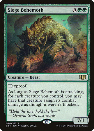 Siege Behemoth [Commander 2014] | Dumpster Cat Games