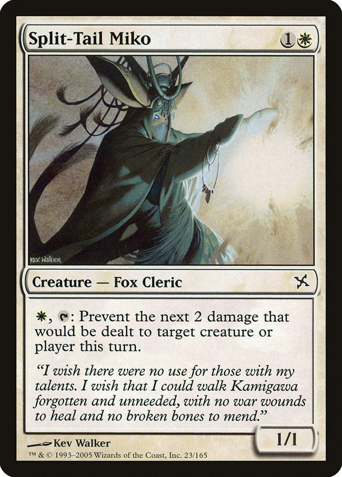 Split-Tail Miko [Betrayers of Kamigawa] | Dumpster Cat Games