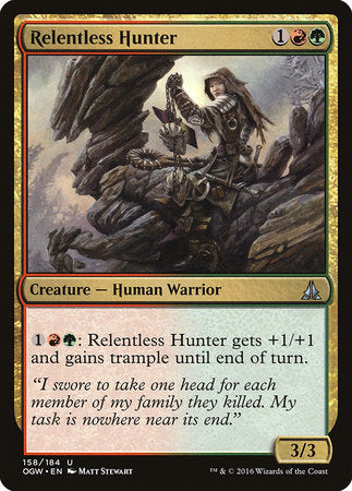 Relentless Hunter [Oath of the Gatewatch] | Dumpster Cat Games