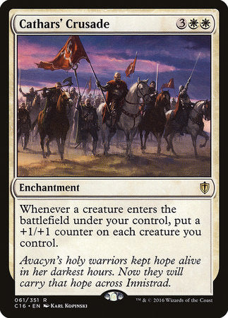Cathars' Crusade [Commander 2016] | Dumpster Cat Games