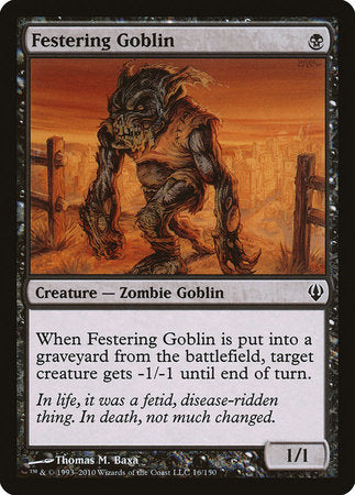 Festering Goblin [Archenemy] | Dumpster Cat Games