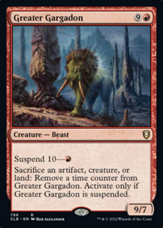 Greater Gargadon [Commander Legends: Battle for Baldur's Gate] | Dumpster Cat Games
