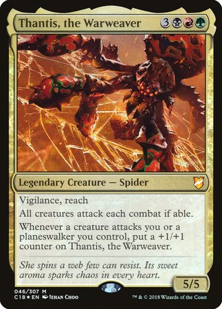 Thantis, the Warweaver [Commander 2018] | Dumpster Cat Games