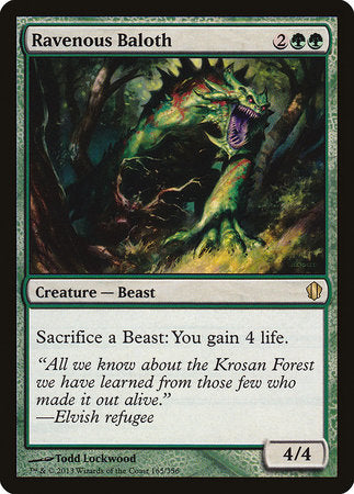 Ravenous Baloth [Commander 2013] | Dumpster Cat Games