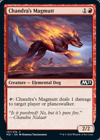 Chandra's Magmutt [Core Set 2021] | Dumpster Cat Games