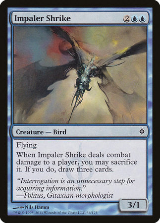 Impaler Shrike [New Phyrexia] | Dumpster Cat Games