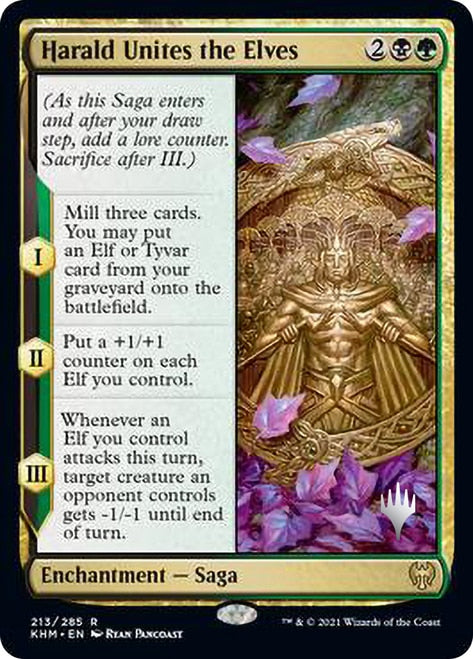 Harald Unites the Elves [Kaldheim Promo Pack] | Dumpster Cat Games