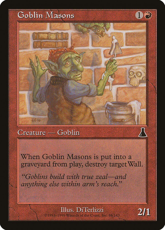Goblin Masons [Urza's Destiny] | Dumpster Cat Games