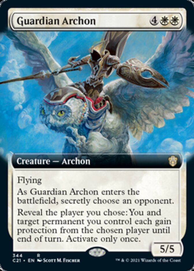 Guardian Archon (Extended) [Commander 2021] | Dumpster Cat Games