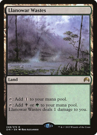 Llanowar Wastes [Magic Origins] | Dumpster Cat Games