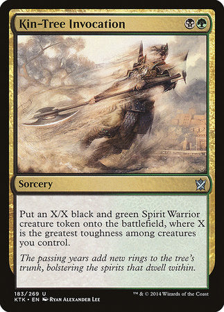 Kin-Tree Invocation [Khans of Tarkir] | Dumpster Cat Games
