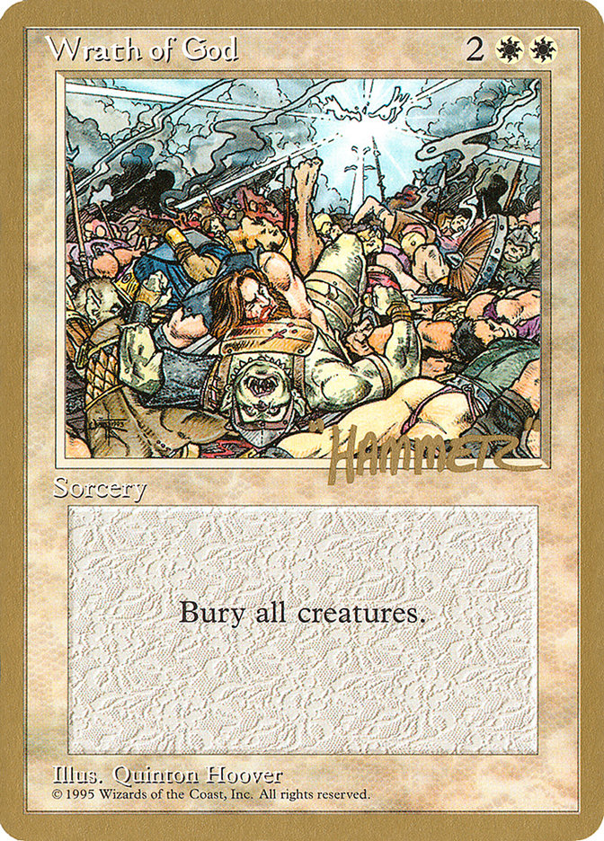 Wrath of God (Shawn "Hammer" Regnier) [Pro Tour Collector Set] | Dumpster Cat Games