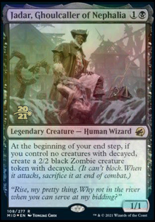 Jadar, Ghoulcaller of Nephalia [Innistrad: Midnight Hunt Prerelease Promos] | Dumpster Cat Games