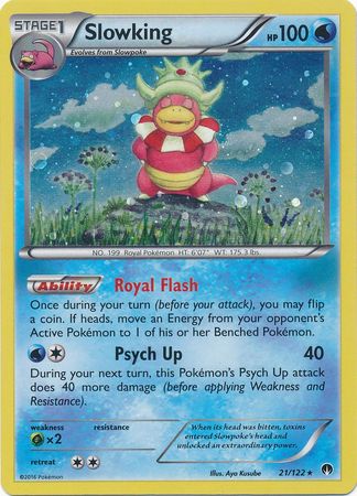 Slowking (21/122) (Cosmos Holo) [XY: BREAKpoint] | Dumpster Cat Games