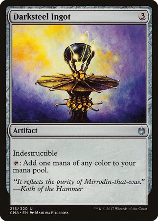Darksteel Ingot [Commander Anthology] | Dumpster Cat Games