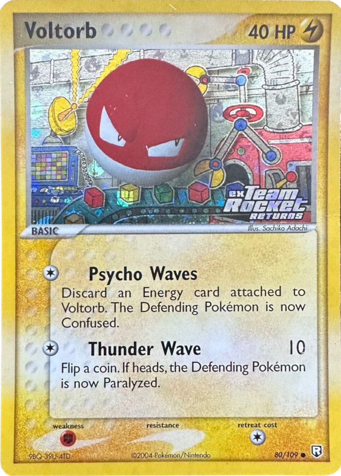 Voltorb (80/109) (Stamped) [EX: Team Rocket Returns] | Dumpster Cat Games