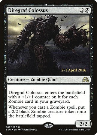 Diregraf Colossus [Shadows over Innistrad Promos] | Dumpster Cat Games