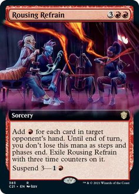 Rousing Refrain (Extended) [Commander 2021] | Dumpster Cat Games