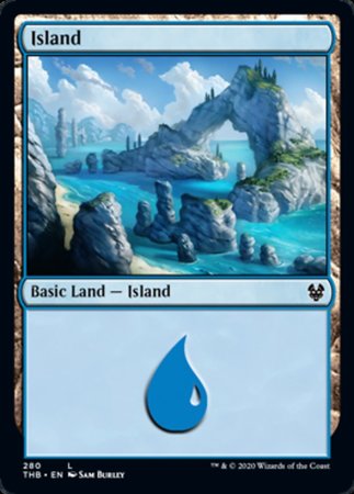 Island (280) [Theros Beyond Death] | Dumpster Cat Games