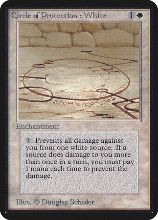 Circle of Protection: White [Limited Edition Alpha] | Dumpster Cat Games