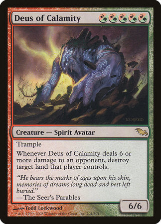 Deus of Calamity [Shadowmoor] | Dumpster Cat Games