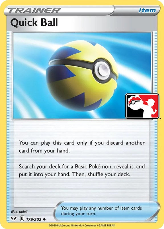Quick Ball (179/202) [Prize Pack Series One] | Dumpster Cat Games