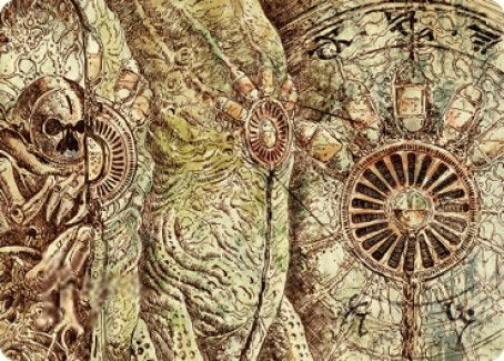 Phyrexian Processor Art Card [The Brothers' War Art Series] | Dumpster Cat Games