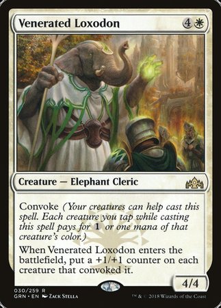 Venerated Loxodon [Guilds of Ravnica] | Dumpster Cat Games