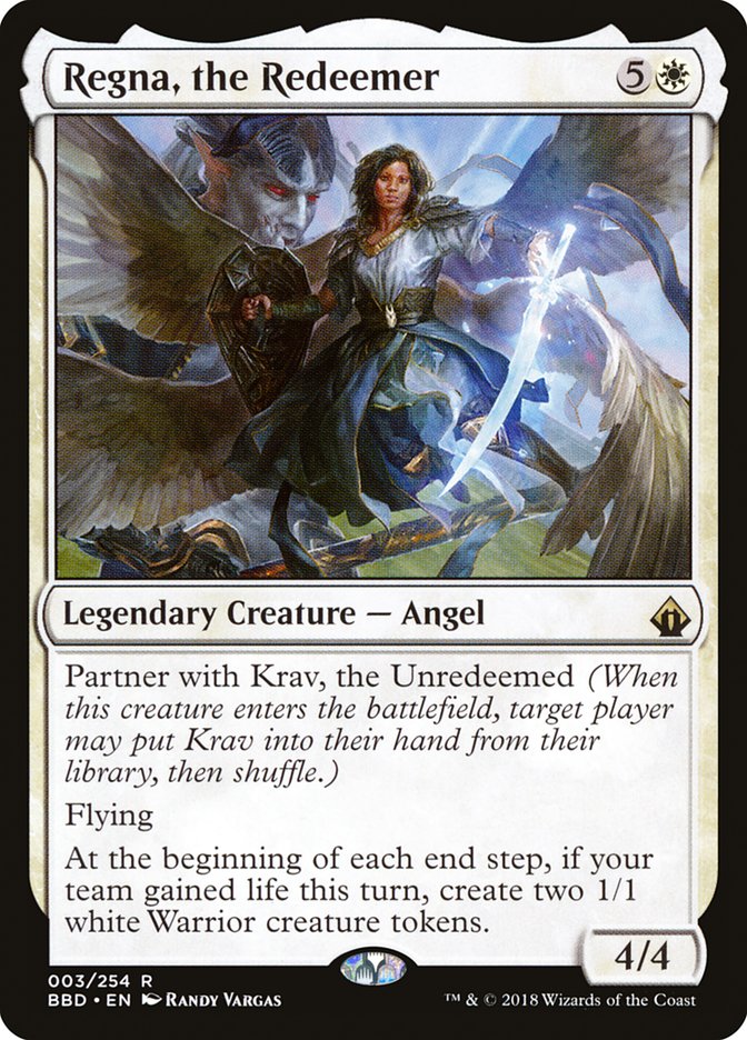 Regna, the Redeemer [Battlebond] | Dumpster Cat Games