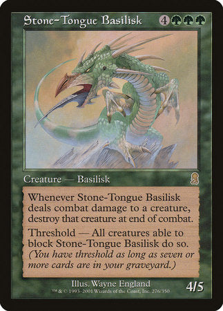 Stone-Tongue Basilisk [Odyssey] | Dumpster Cat Games