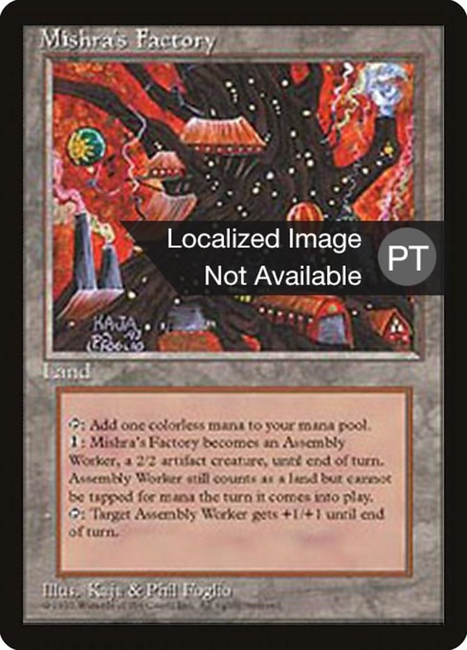 Mishra's Factory [Fourth Edition (Foreign Black Border)] | Dumpster Cat Games
