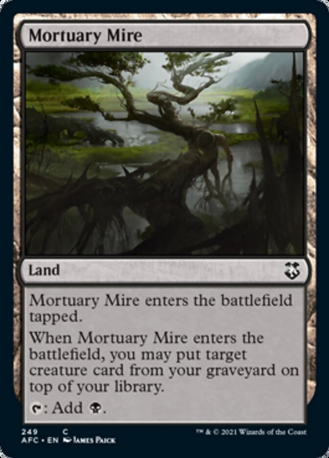 Mortuary Mire [Dungeons & Dragons: Adventures in the Forgotten Realms Commander] | Dumpster Cat Games