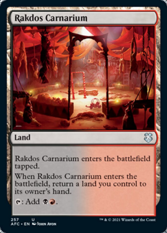 Rakdos Carnarium [Dungeons & Dragons: Adventures in the Forgotten Realms Commander] | Dumpster Cat Games