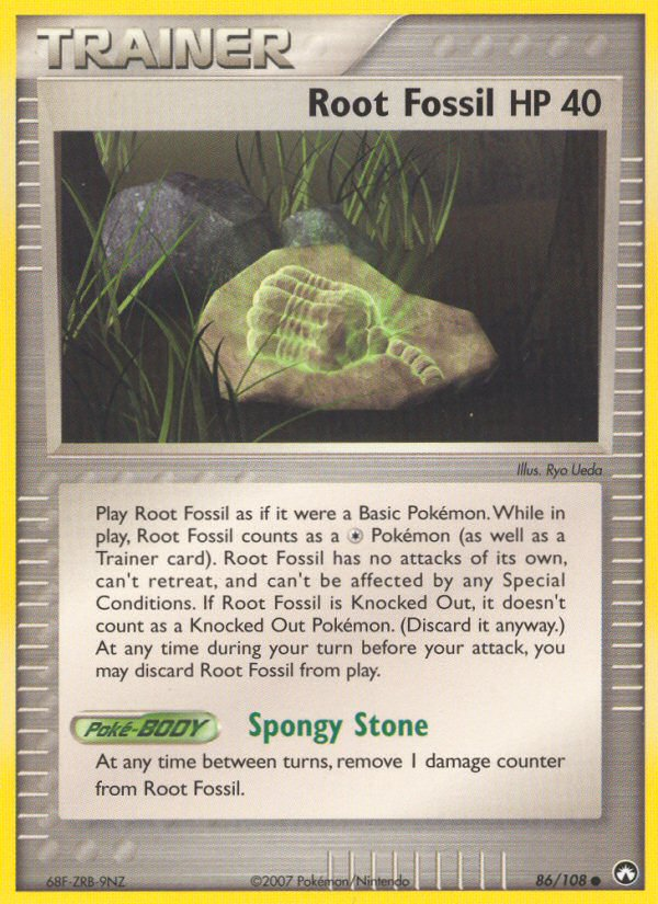 Root Fossil (86/108) [EX: Power Keepers] | Dumpster Cat Games