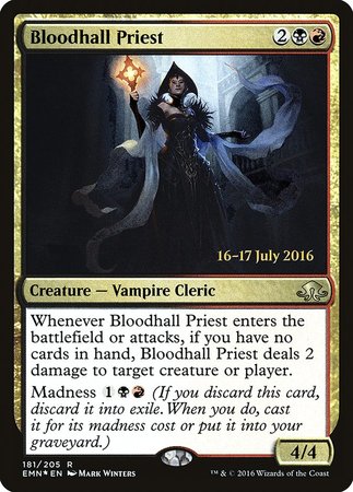 Bloodhall Priest [Eldritch Moon Promos] | Dumpster Cat Games