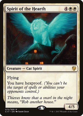 Spirit of the Hearth [Commander 2017] | Dumpster Cat Games