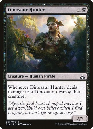 Dinosaur Hunter [Rivals of Ixalan] | Dumpster Cat Games
