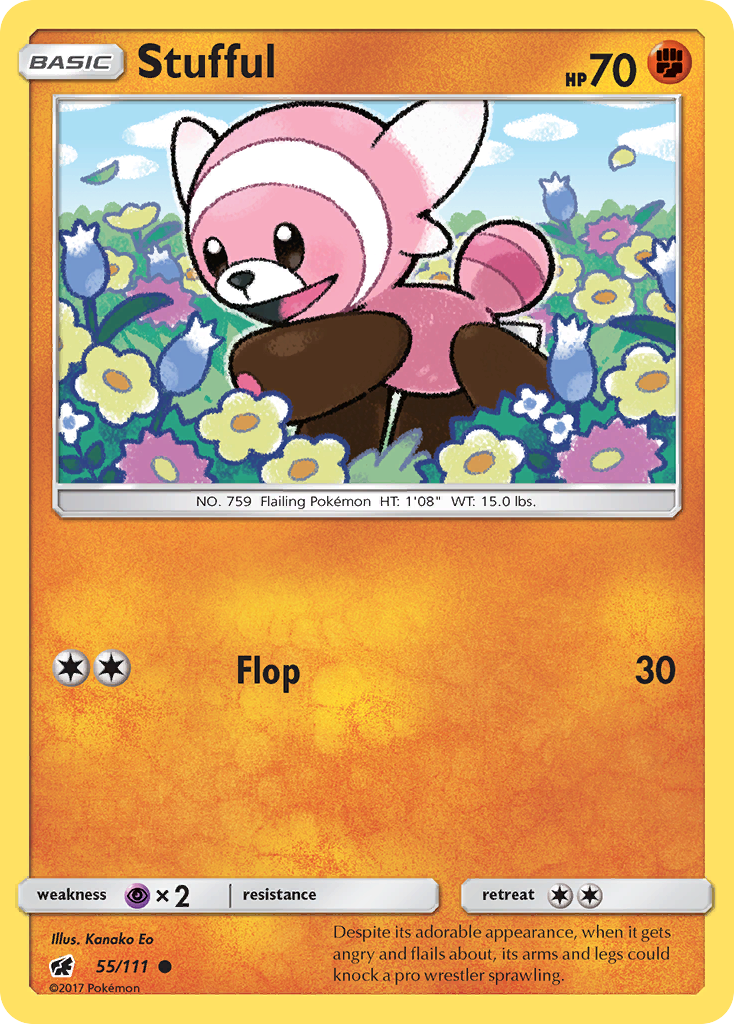 Stufful (55/111) [Sun & Moon: Crimson Invasion] | Dumpster Cat Games