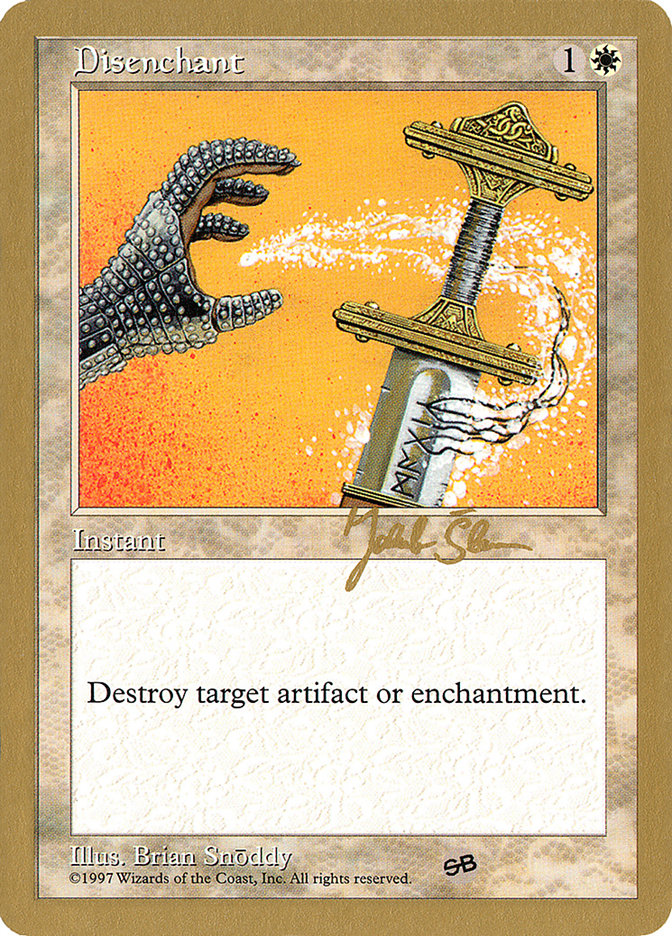Disenchant (Jakub Slemr) (SB) [World Championship Decks 1997] | Dumpster Cat Games