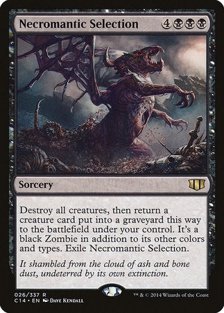 Necromantic Selection [Commander 2014] | Dumpster Cat Games