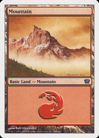 Mountain (346) [Ninth Edition] | Dumpster Cat Games